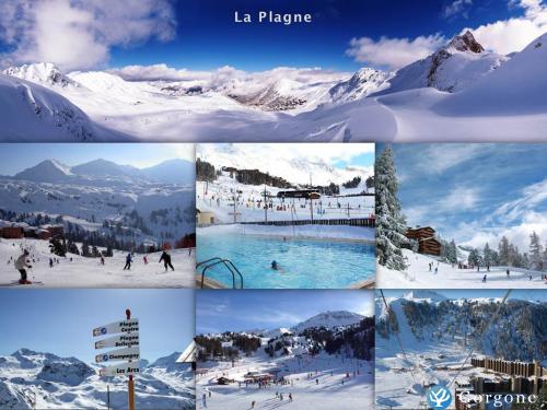 Photo n°9 de :Appart 60m2 12 pers LA PLAGNE Bellecote skis aux pieds